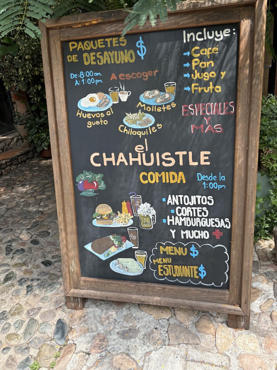 Restaurant El Chahuistle Menu - Image 1