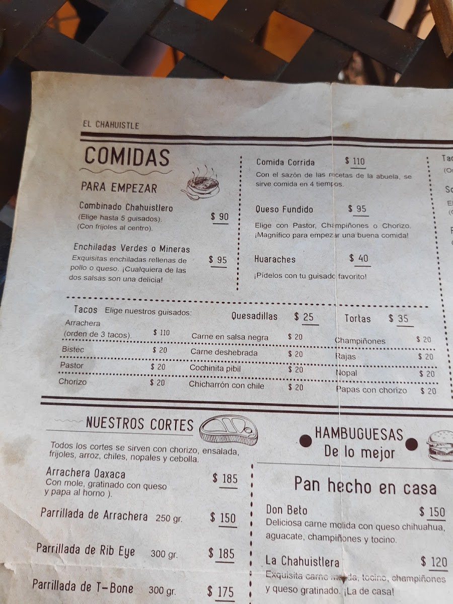 Restaurant El Chahuistle Menu - Image 3