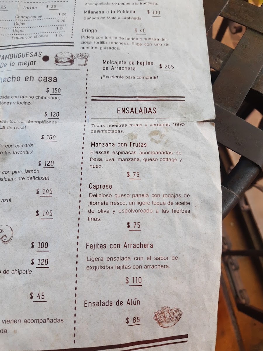 Restaurant El Chahuistle Menu - Image 6